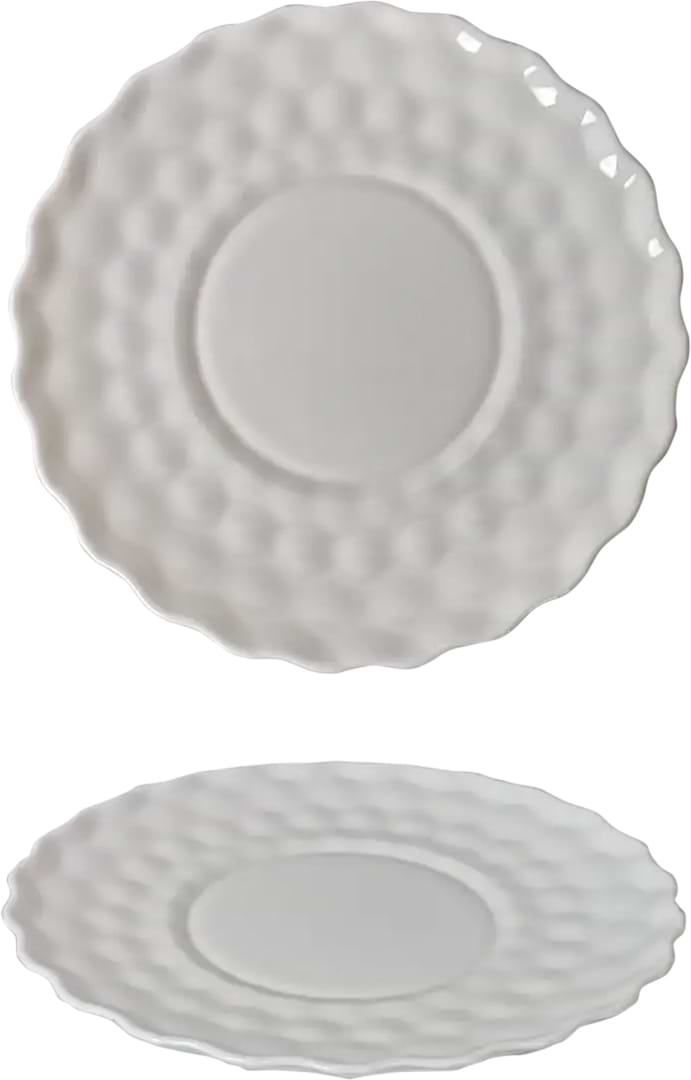 Тарелка десертная Vittora Blanco Lava 190 мм (V-190LA)